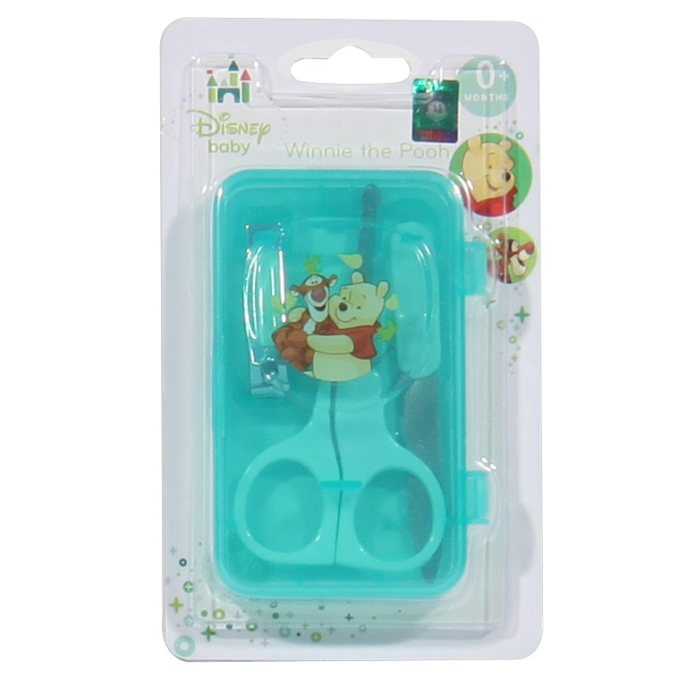 Winnie The Pooh Manicure Set With Case - Gunting Kuku Bayi Set/ 08018