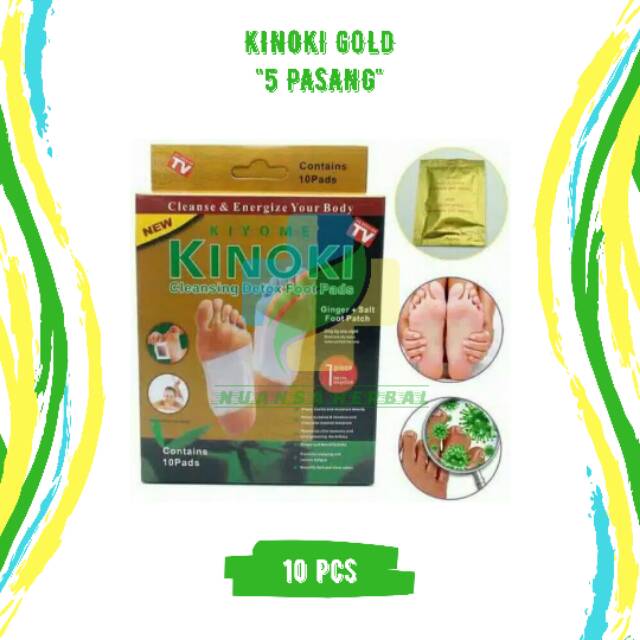 Koyo Kaki Kinoki Gold Foot Pads | Koyo Kinoki Gold Perbox