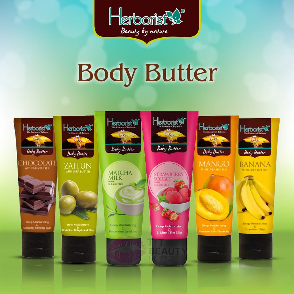 Herborist Body Butter With Shea Butter 80gr Tube | Herboris Body Butter With Shea Butter 80gr Tube