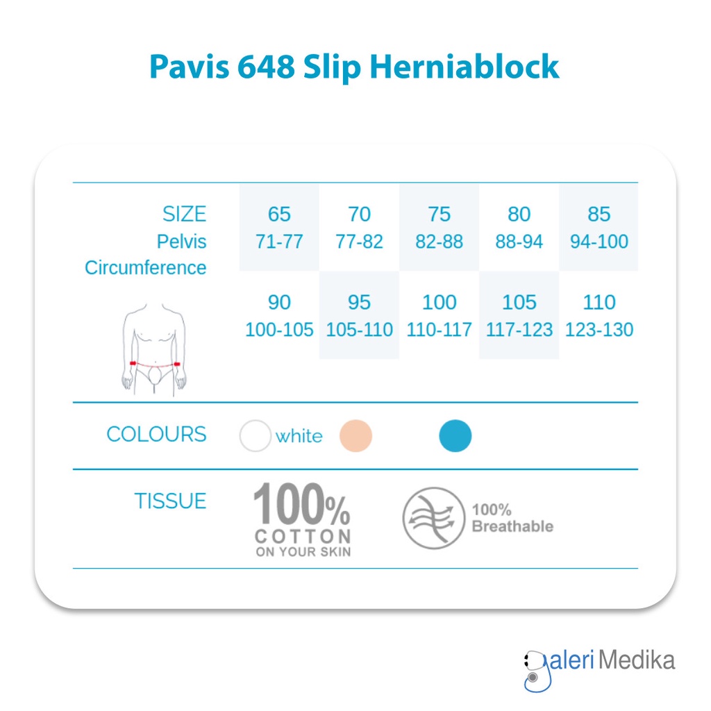 Pavis 652 Erniablock Strong Tension - Celana Hernia