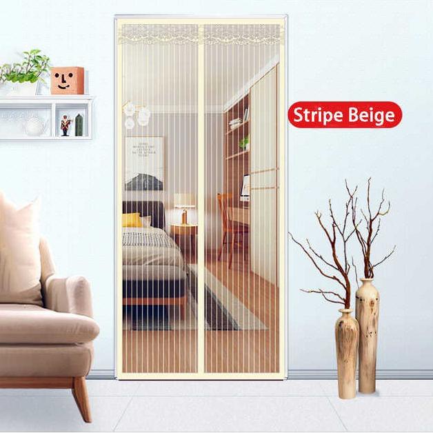 Tirai Pintu Magnet Anti Nyamuk Magnetic Polos Tirai Magnet