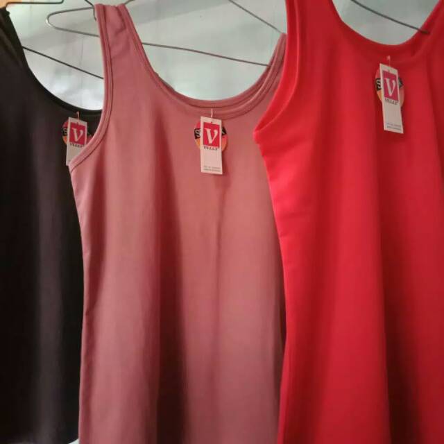 Tanktop Wanita ( SOFT SPANDEK ) Polos Tali Kecil / Besar / Agnes Singlet Kaos Dalam Cewek /velly xxl