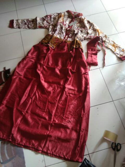 Maura Couple - Sania Ruffle Batik Couple Ori Ndoro Jowi Garansi Termurah Shopee - Kebaya Modern 2564