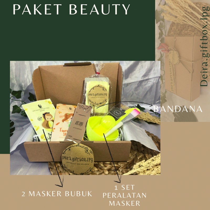 

Gift box & hampers isi masker