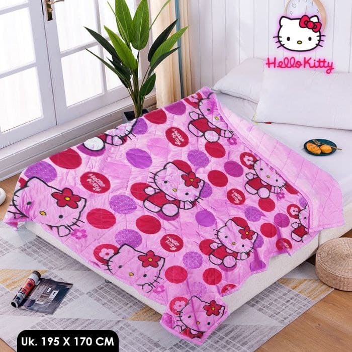 BED COVER KARAKTER BAHAN KATUN 195*170CM