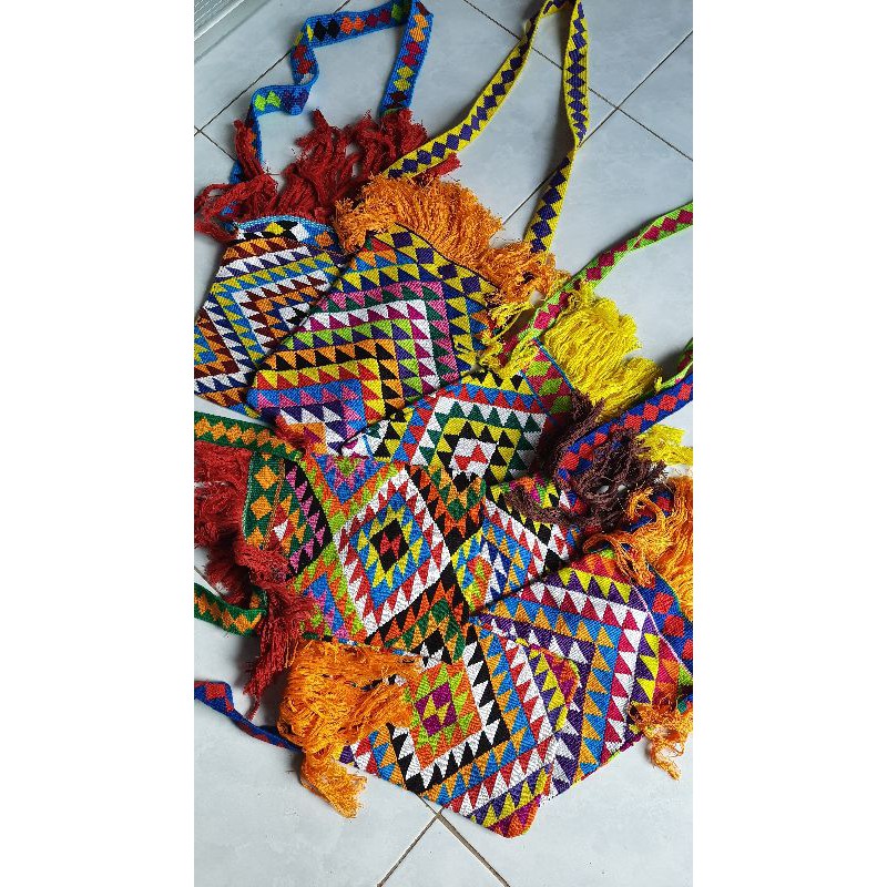 Tas Selempang Tenun NTT Kecil - Tas Etnik Handmade Pria dan Wanita
