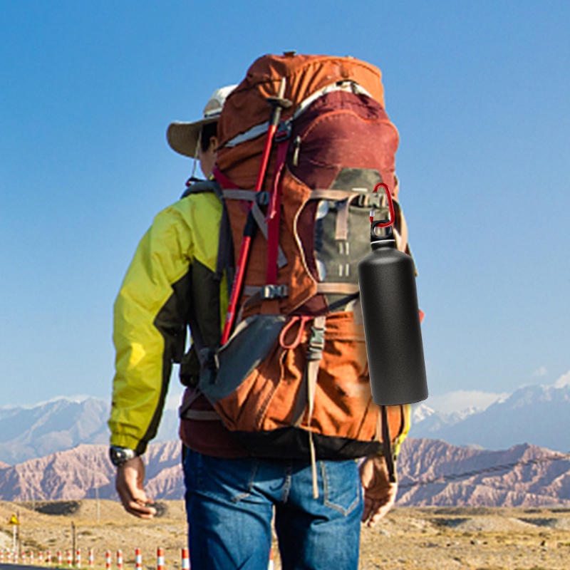 Klip Gantungan Kunci Carabiner Bentuk D Bahan Aluminum Alloy Untuk Camping Hiking Traveling