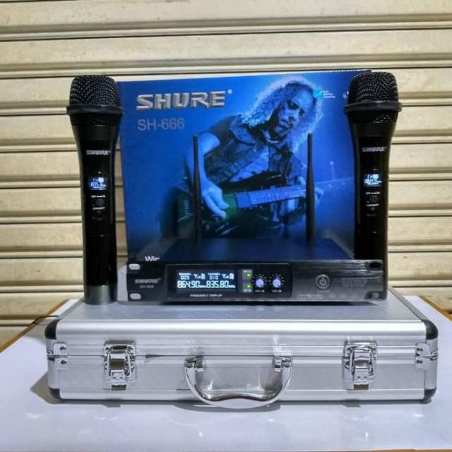 mic wireless shure sh666 free koper SH-666