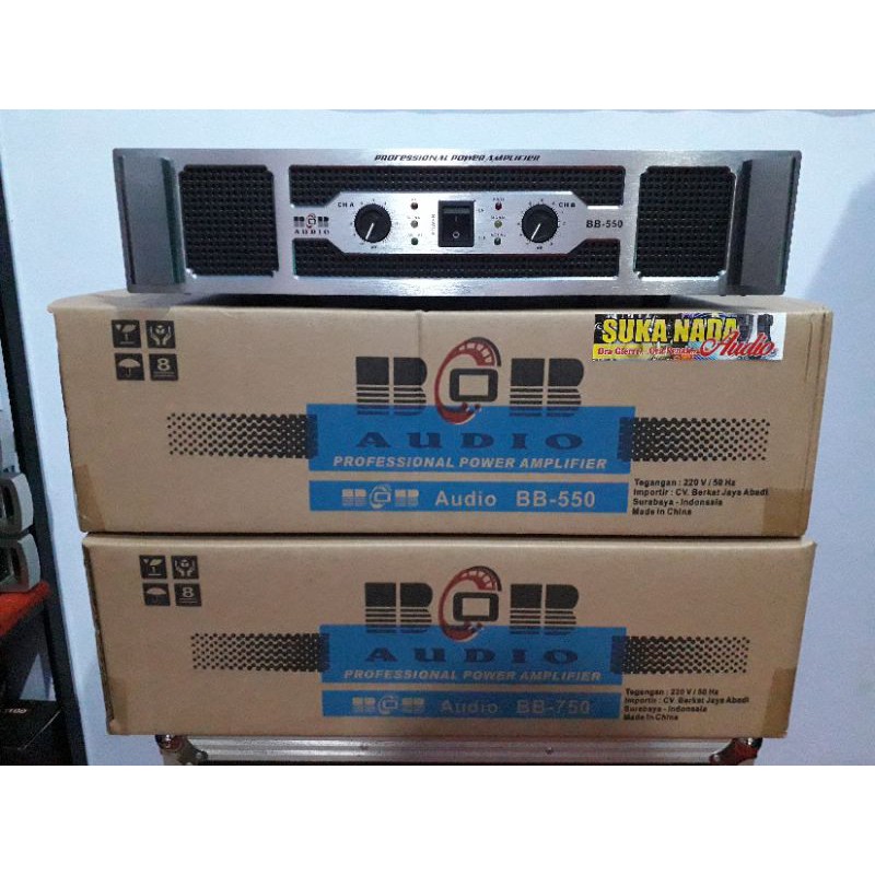 POWER BOB BB-750 2x550wat 8ohm