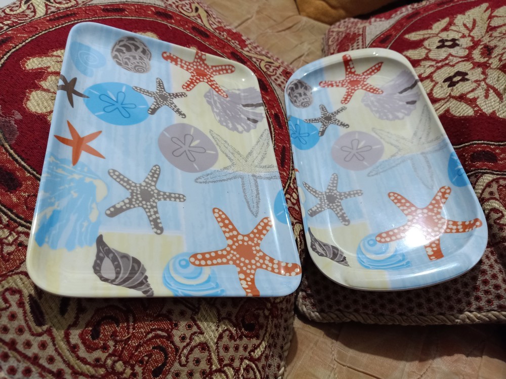 Nampan Melamine Oval Mini