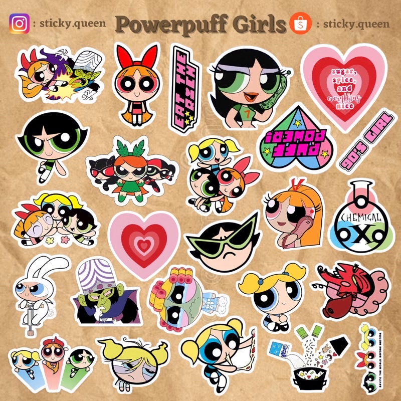 

STICKER TUMBLR POWERPUFF GIRL