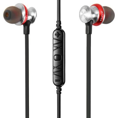 Earphone Bluetooth Sport dengan Microphone - Black