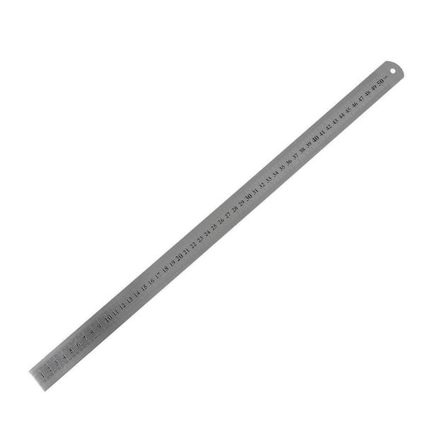 PENGGARIS MISTAR BESI 50 CM TEBAL STAINLESS RULER