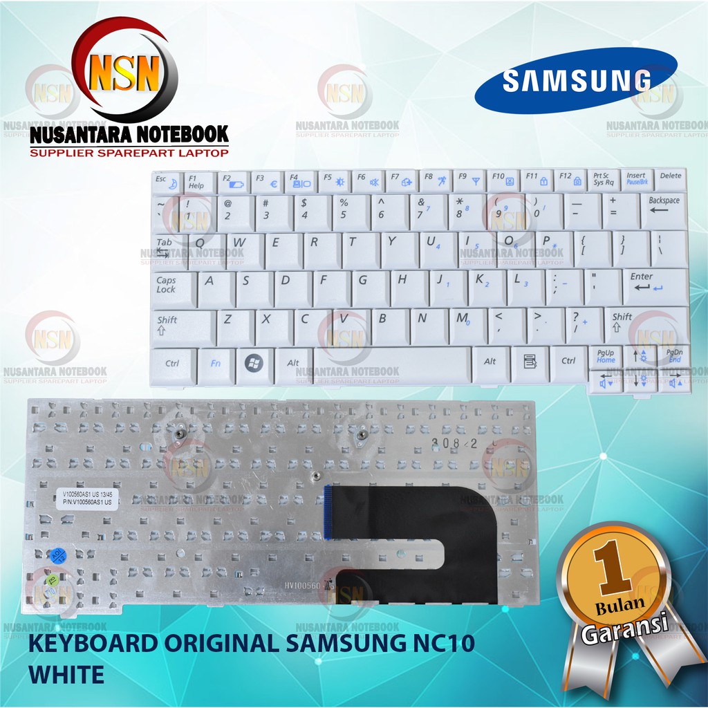 Keyboard Original Samsung ND10 NC10 N110 NC310 N108 White