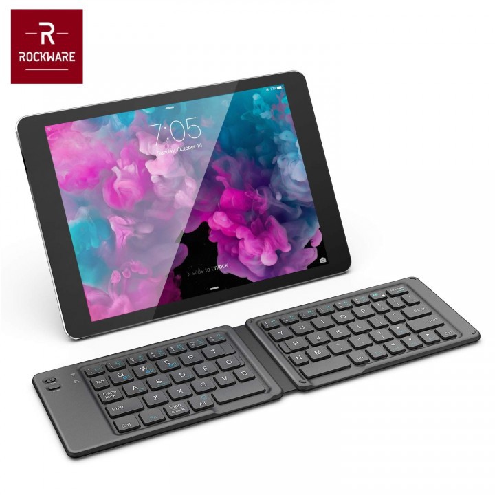 ROCKWARE RW-K08 - Universal Portable Folding Bluetooth 3.0 Keyboard