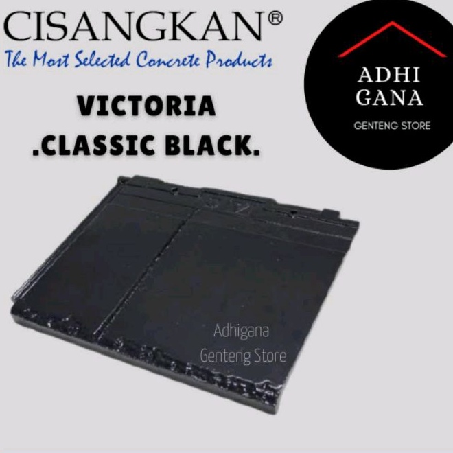 Jual Genteng Cisangkan Classic Hitam Genteng Beton Murah Shopee Indonesia