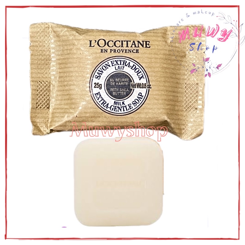 LOccitane Shea Savon Milk Extra Gentle Soap Bar 25gr