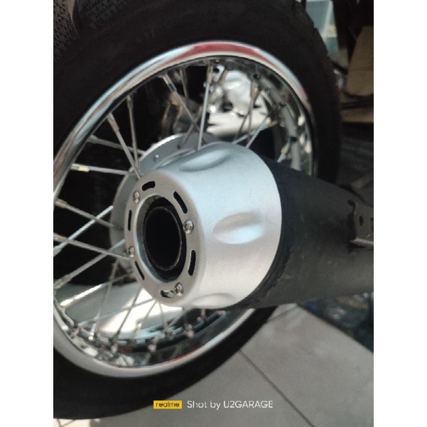 KNALPOT BEAT SCOOPY COPY CMS (LEHER STANDAR PATEN & SLIP ON) by zrc-PAKET END MUFFLER