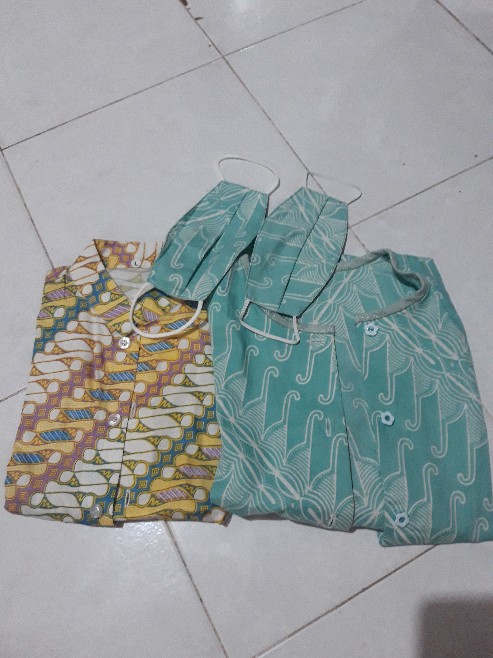 Kemeja Batik Anak Cowok Ukuran 1-11 Tahun