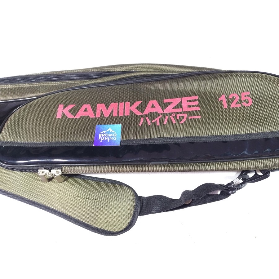 Tas Joran KAMIKAZE 125 / mangkok kaku fiber tas pancing