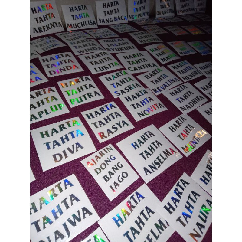 

MURAHSTICKERHARTATAHTAWANITAHOLOGRAM