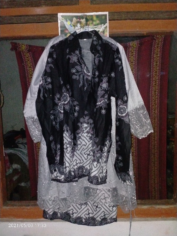 Maura Couple - Sania Ruffle Batik Couple Ori Ndoro Jowi Dnt Garansi Termurah Shopee - Modern Batik