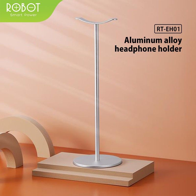 ROBOT RT-EH01 RTEH01 ORIGINAL PRODUCT BY ROBOT Aluminum Alloy Headphone Holder Stand  - Garansi Resmi 1 Tahun