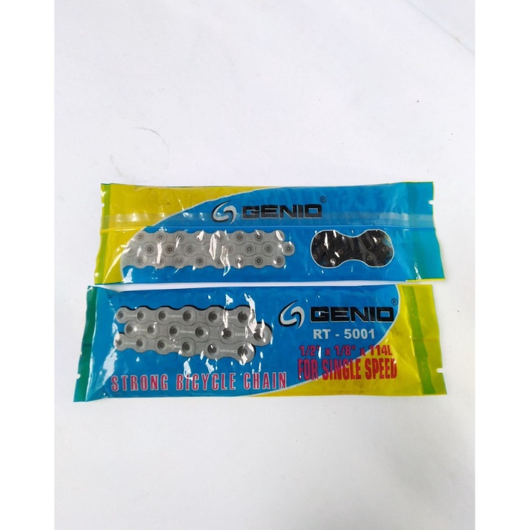 Rantai Rante Sepeda 114L RT5001 Genio Single Speed Chain Lipat MTB BMX-4