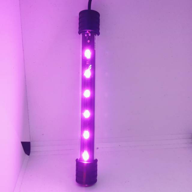 Lampu Hias Aquarium Led Amara T4 AA-20 pink bisa celup dalam air