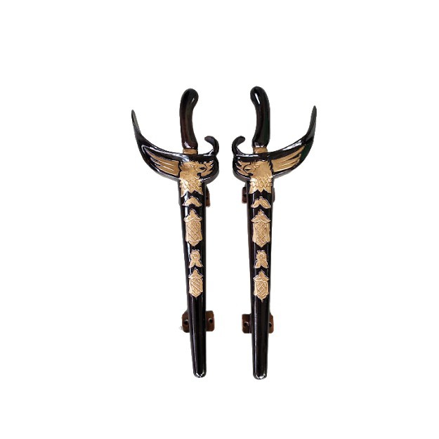 GAGANG PINTU RUMAH MOTIF KERIS BAHAN AKAR/ TUNGGAK JATI TERBARU