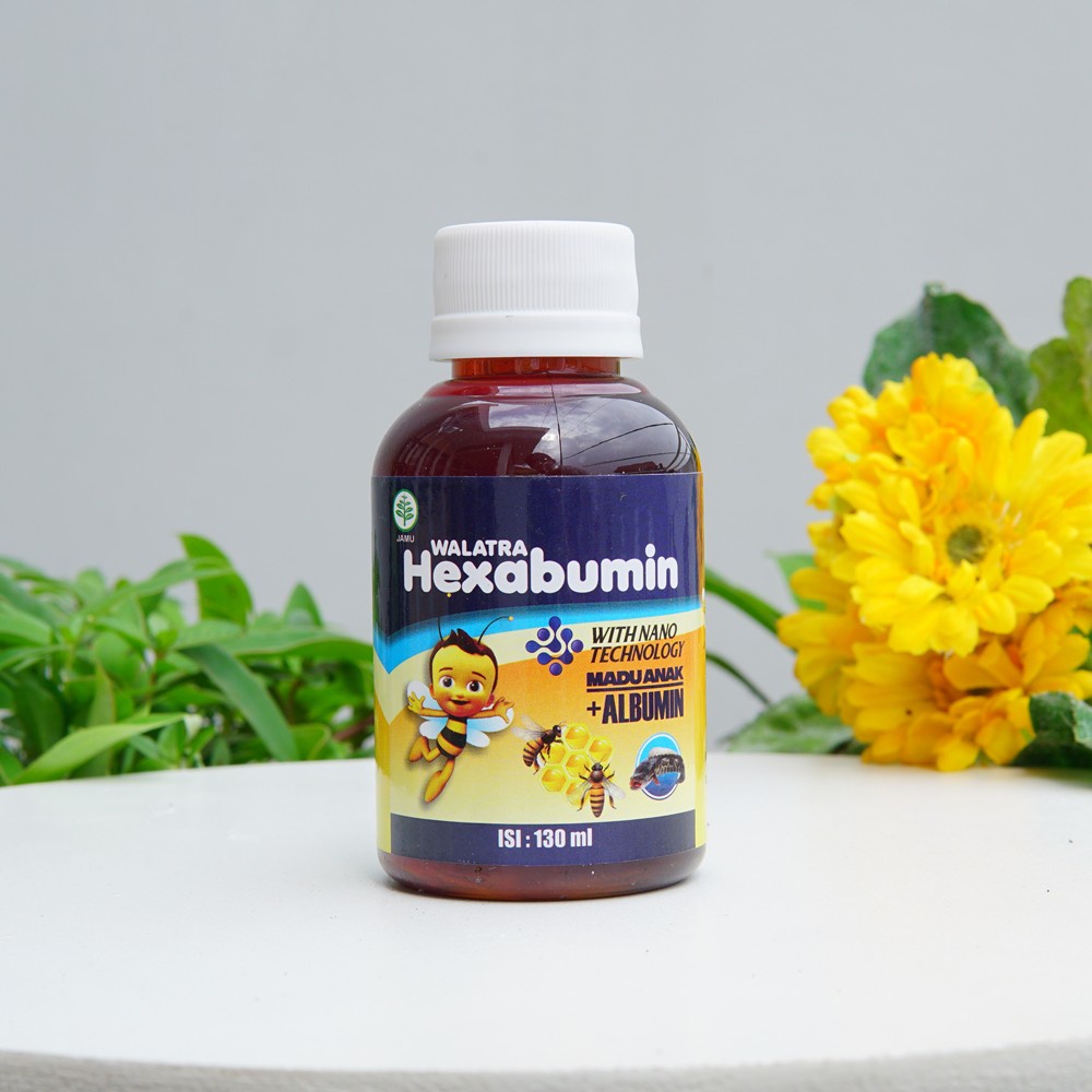 Obat Batuk Anak 1-2 Tahun Batuk Pilek Anak Berdahak Herbal Walatra Hexabumin Madu Anak Albumin 130 Ml With Nano Technology Original