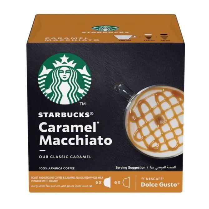 

Dolce Gusto Starbucks Caramel Macchiato Coffee Capsules With Milk