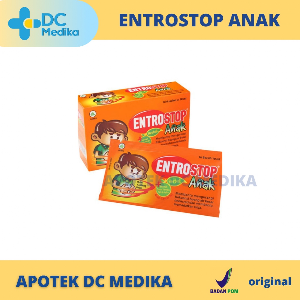 ENTROSTOP HERBAL ANAK / ENTROSTOP ANAK CAIR / ENTROSTOP CAIR / ENTROSTOP SAC