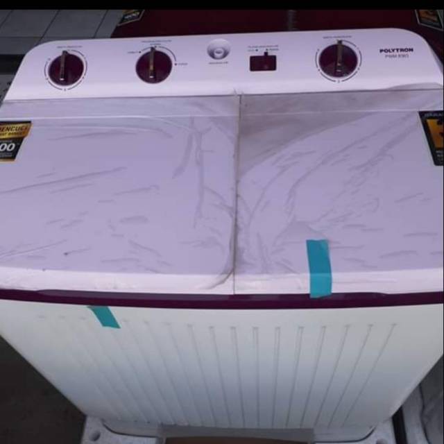 Mesin Cuci / Washing Machine Polytron 8 Kilo 2 Tabung Garansi Resmi