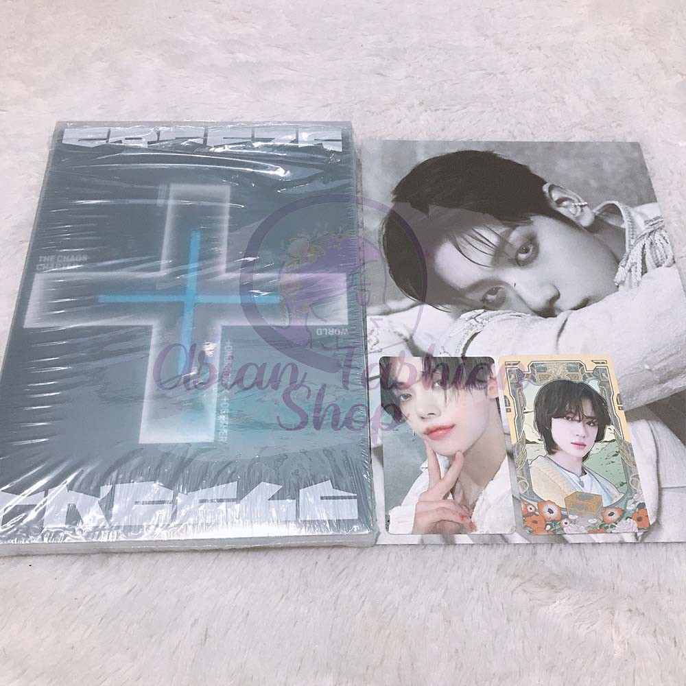 TXT The Chaos Chapter: FREEZE Album UNSEALED YEONJUN pc+postcard  BEOMGYU os WORLD ver