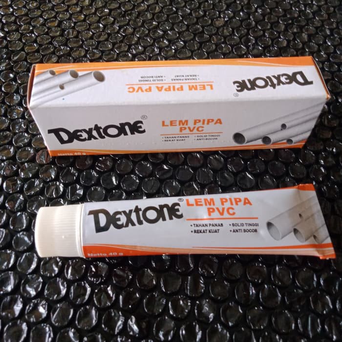 Lem Pipa Dextone Tube 40 Gram Untuk Sambungan Pipa Keran Air PVC Rucika Wavin Power Fitting Drat dll