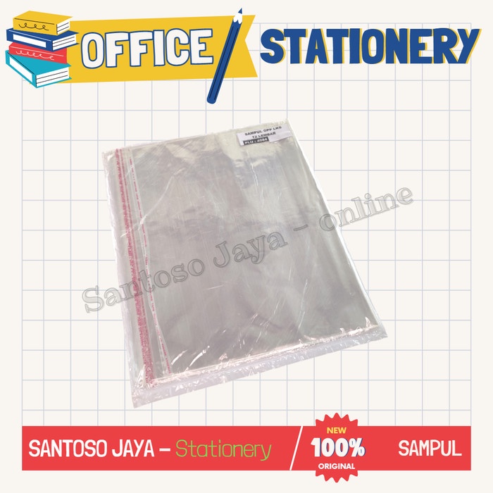 

Sampul Buku Tulis OPP LKS - Sampul Plastik OPP LKS Bening Repack