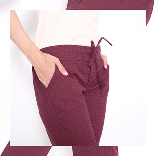 HaymeeStore Celana  Basic Baggy  Pants  Wanita  Bawahan Capri 