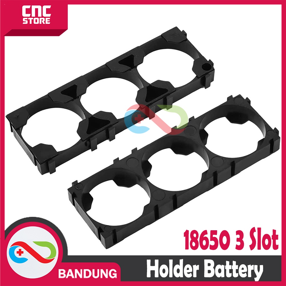 HOLDER BRACKET BATTERY BRACKET SAMBUNGAN BATERAI 18650 3 SLOT