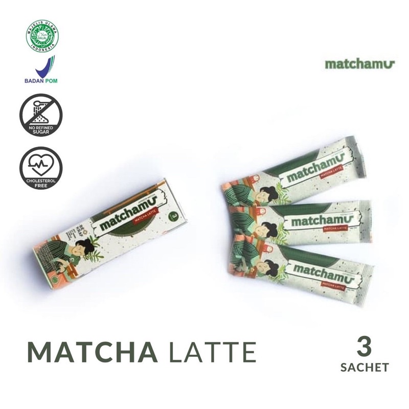 

Matcha Latte Box of 3 - Matchamu