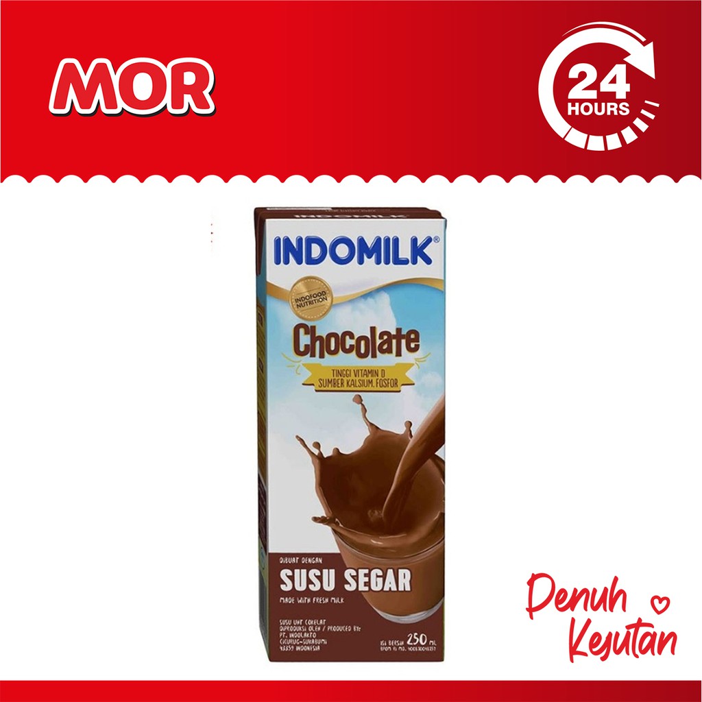 

INDOMILK Chocolate Susu Segar Cokelat 250 ml