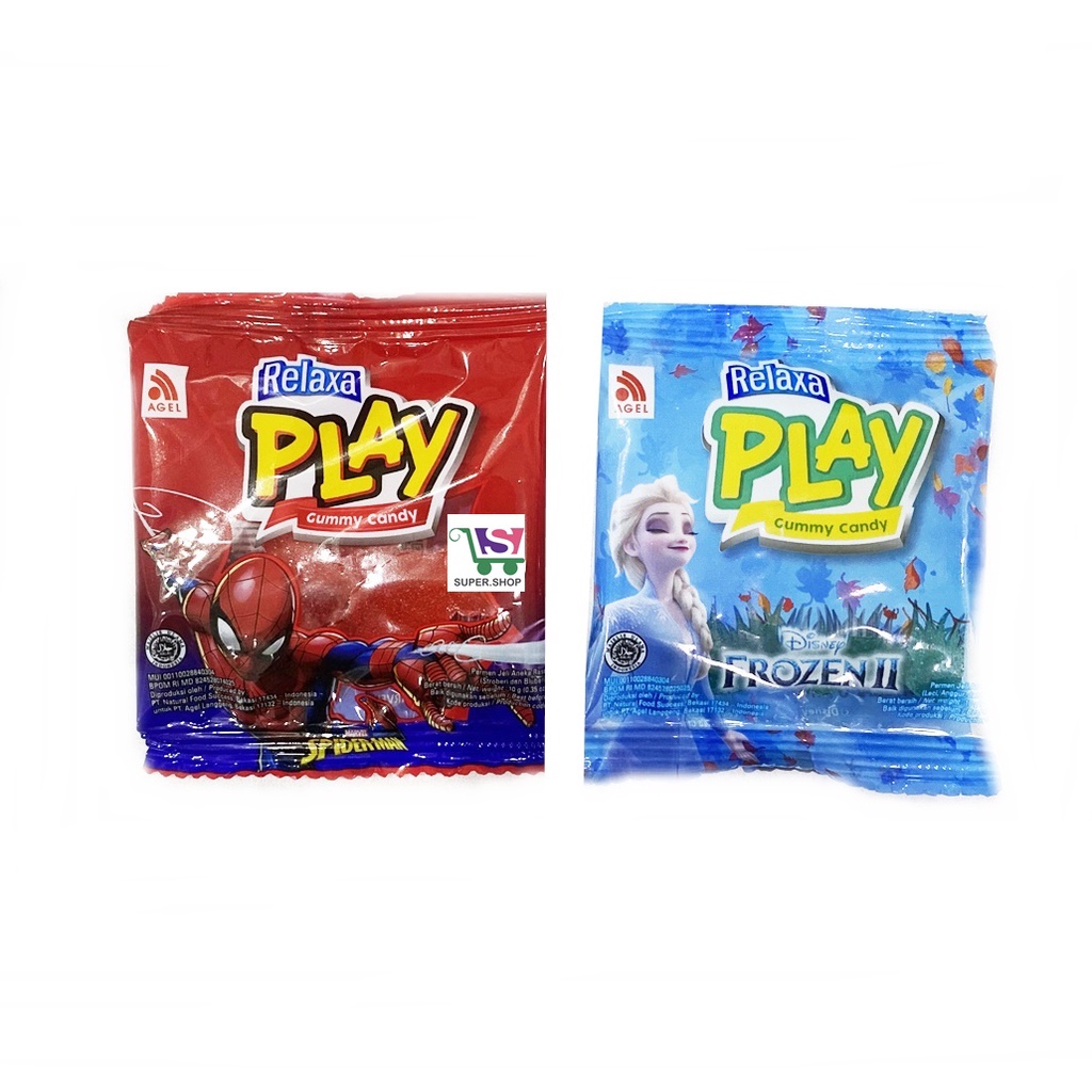 Jual Relaxa Play Permen Jeli Gummy Spiderman Frozen Ii Sachet Satuan