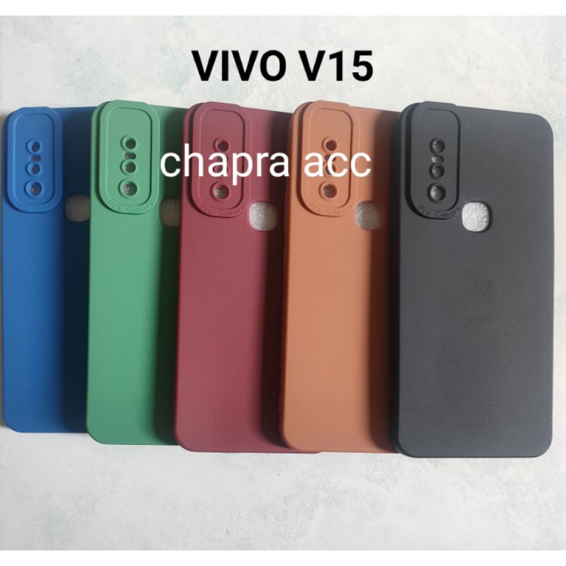 Soft case/slikon/kondom/case terbaru macaron pro camera/kamera type Hp VIVO V15