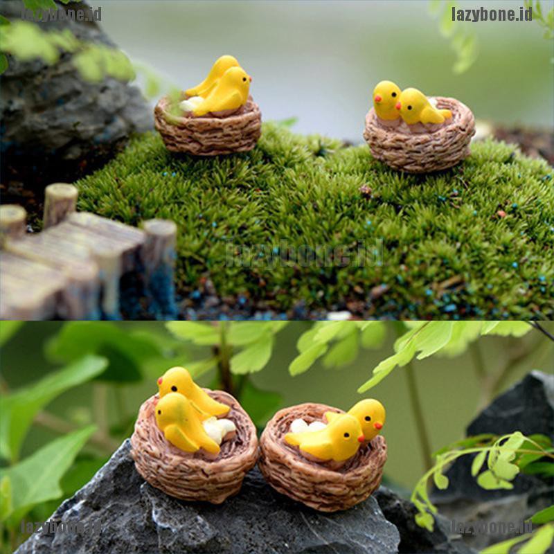 Miniatur Rumah Boneka Mini Dengan Bentuk Sarang Burung Untuk