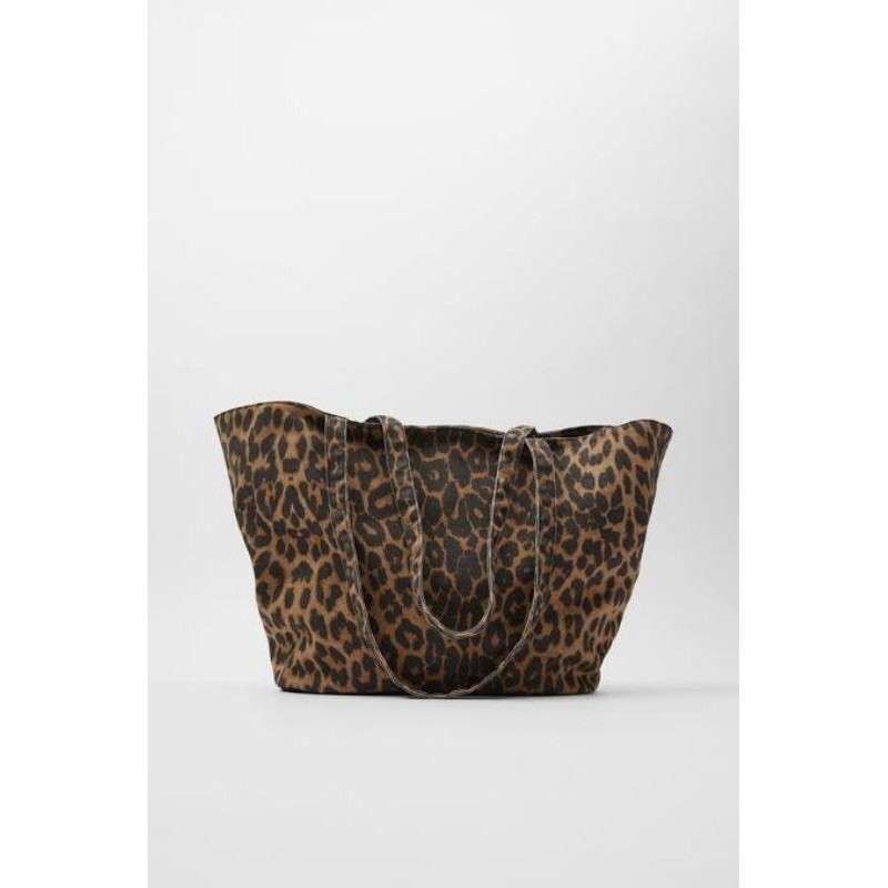 zara fashion canvas totebag original