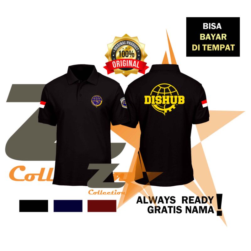 KAOS POLO DISHUB / KAOS POLO KEMENTERIAN / DEWASA
