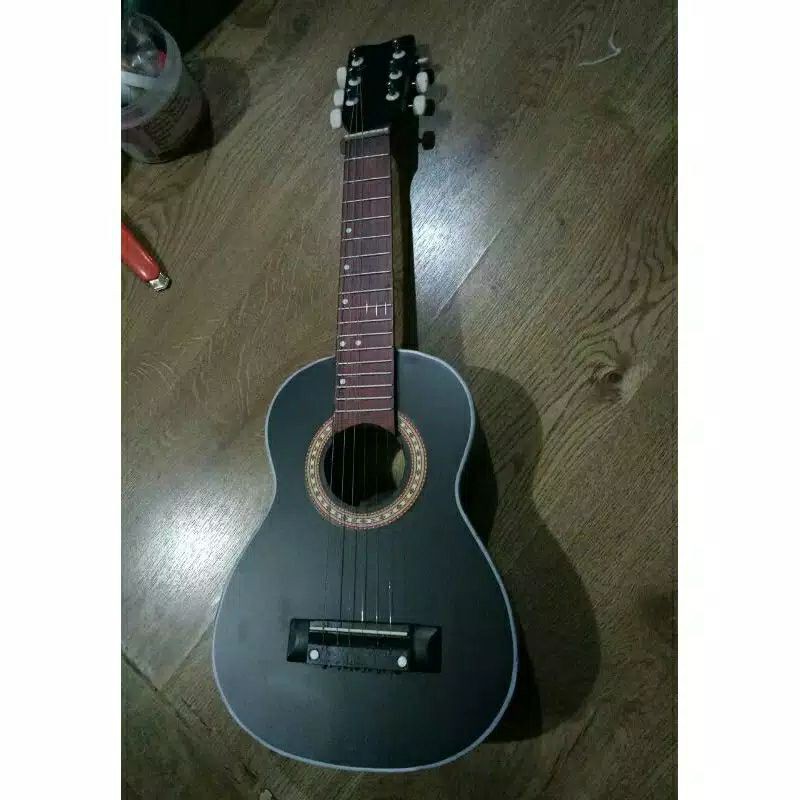 GITAR JUNIOR  / Ukulele senar 6 Gitar mini ACOUSTIK COD /  BONUS PIC / GARANSI PENGIRIMAN - PACKING  AMAN