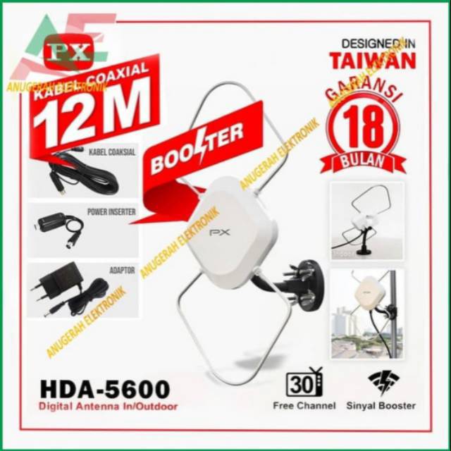 PX Antena TV digital indoor outdoot HDA-5600/ antenna TV PX HDA5600