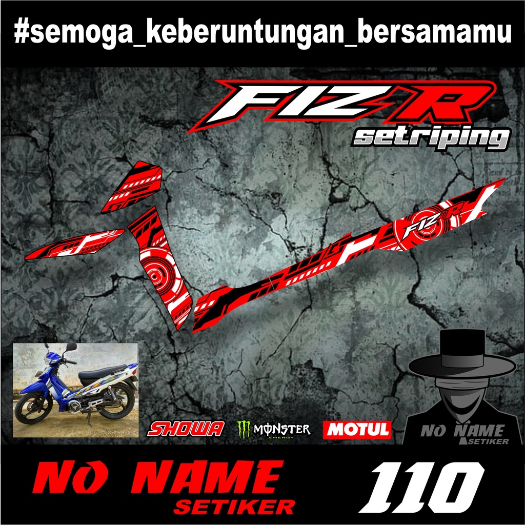 TIKER STRIPING LIS BODY (110) F1ZR FIZR TAHUN 2001 2002