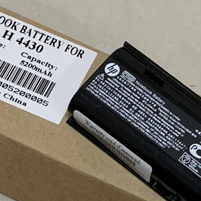 Baterai Batre Laptop HP ProBook 4430 4430S 4331S 4440S 4530S 4545S PR06 ORIGINAL